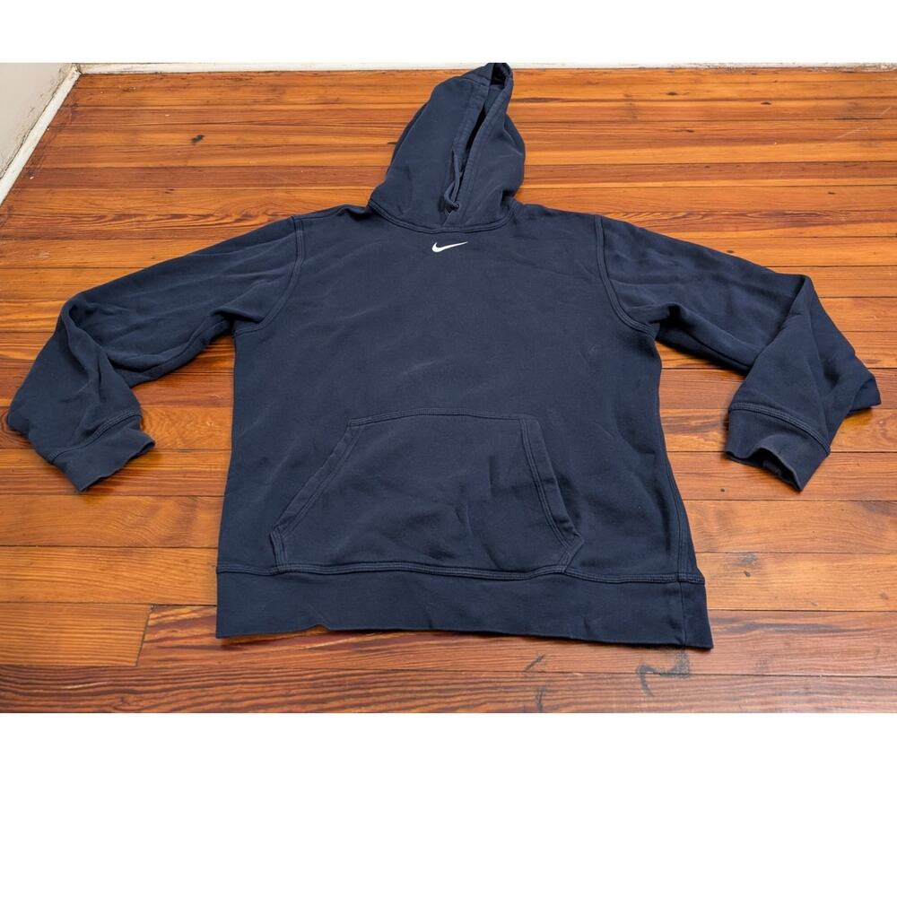 Nike Blue Mens Small Center Swoosh Hoodie